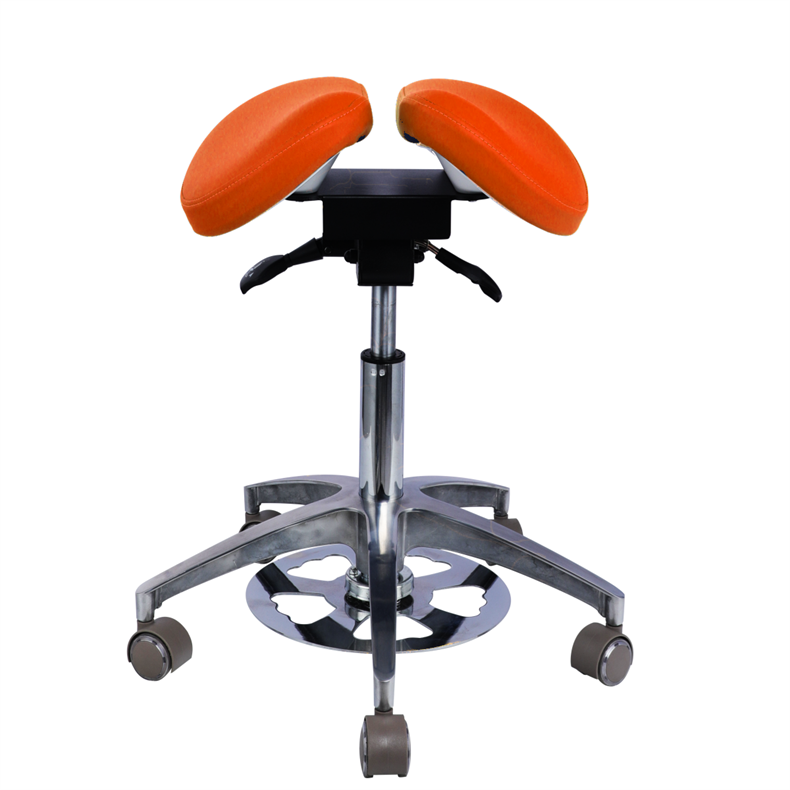 Beauty Salon Comfortable chair Green Micro Fiber dentist stool Saddel Shape Dentist Chair
