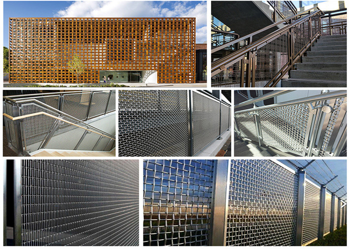 Flexible Stainless Steel Woven Wire Mesh Sheets 1.5mm SGS