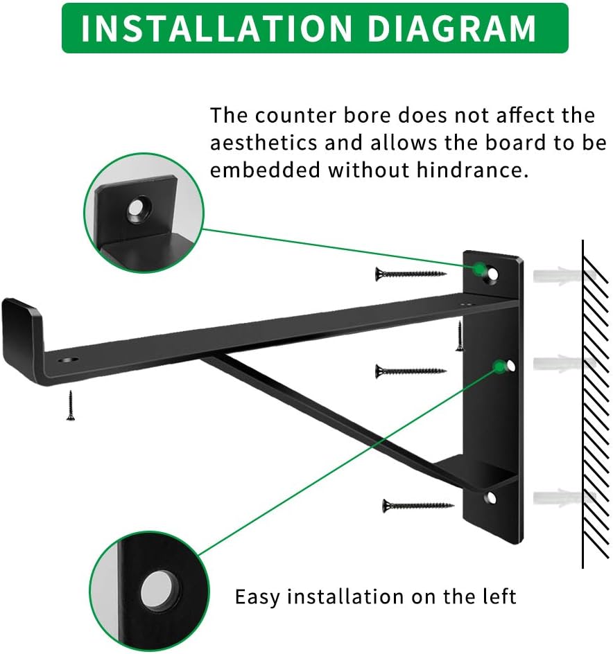 Floating Hidden Shelf Brackets Heavy Duty Shelf Brackets Industrial Iron L Shelf Bracket