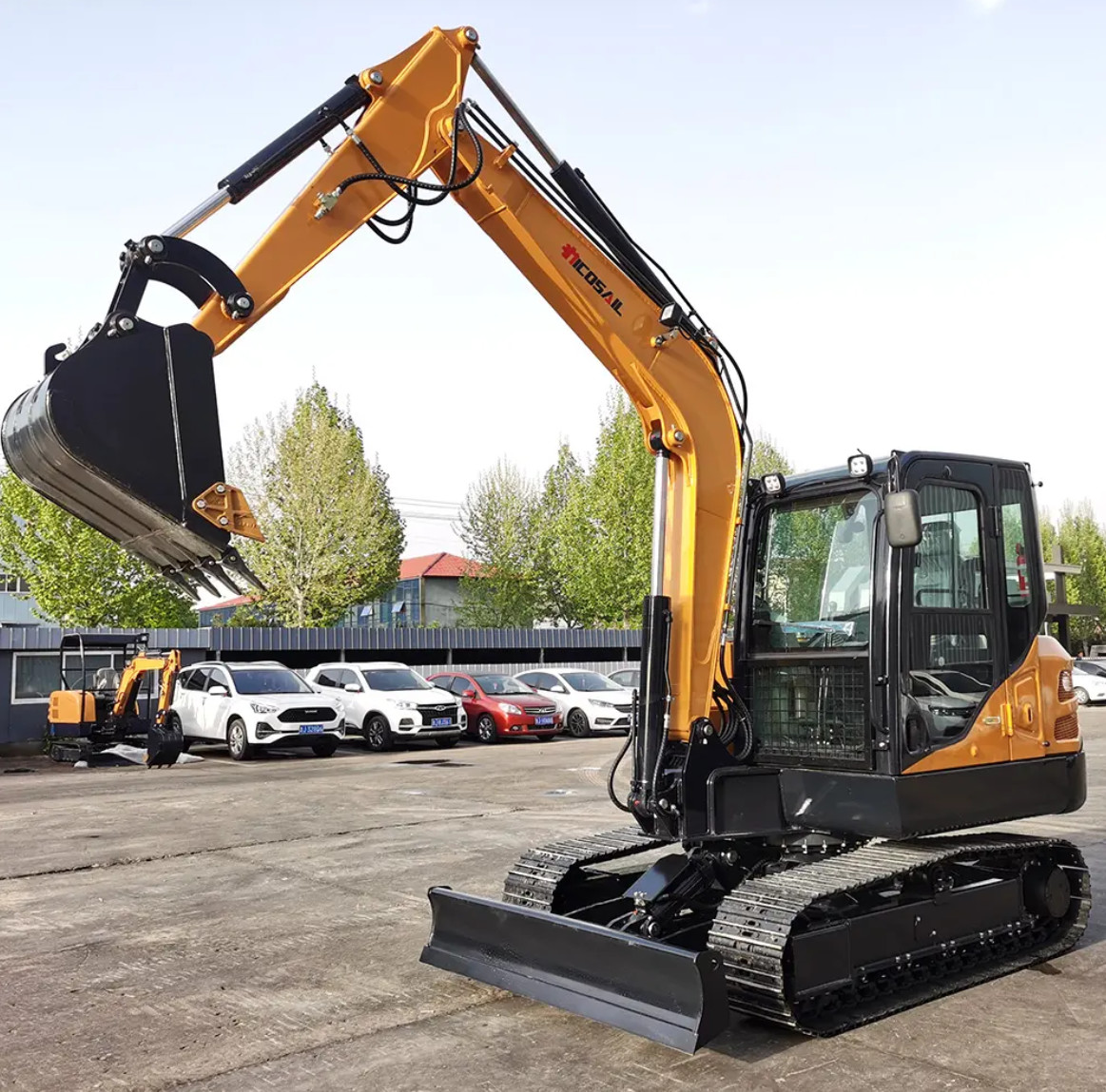 5 Ton 6 Ton Side Swing Crawler Excavator For Sale