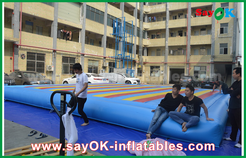 0.55mm PVC Inflatable Mat Bouncer For Children Playing Sports Game
