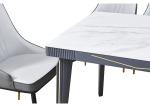 Fashion Rock Board Family Dining Table Luxury Modern