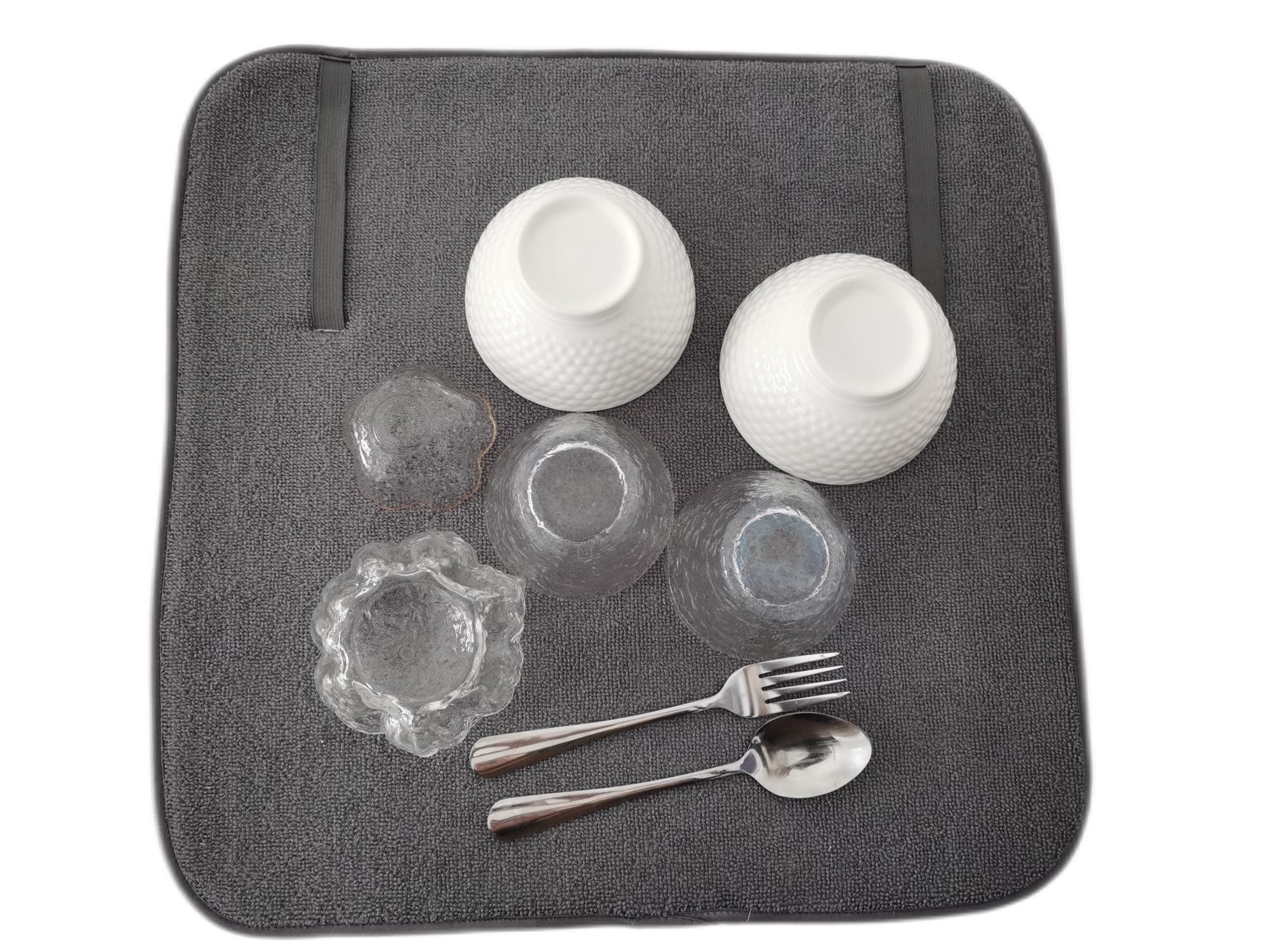 5mm Thickness Foam Absorbent Dish Drying Mat For Kitchen