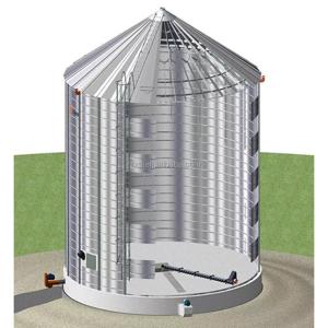 Quality Galvanized Steel Flat Bottom Bin Grain Storage Silo for Long-Term Grain Preservation wholesale