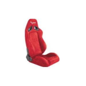 Quality Adjustable Custom Racing Seats / Red Leather Racing Seats Suede Material wholesale
