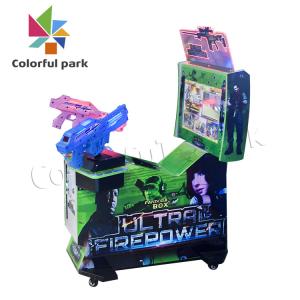Quality Children's Playground 22 inch alien double gun shooting games machine Coin Operated Game Consoles wholesale