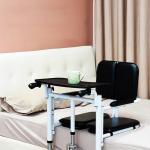 Hydraulic Transport Assist Chair Transfer Commode Wheelchair for Elderly with