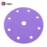 PET Film Aluminium Oxide 125mm Sanding Discs 80 Grit Abrasive