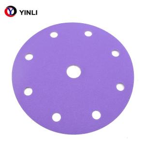 Quality PET Film Aluminium Oxide 125mm Sanding Discs 80 Grit Abrasive wholesale