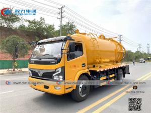 Quality Dongfeng Furuika 4x2 5000 Liters Vacuum Sewer Suction Truck wholesale
