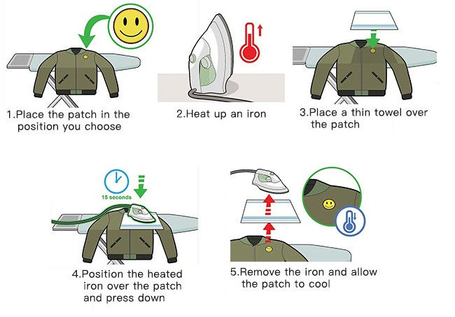 Machine Washable Heat Seal Boy Scout Patch Merit Badge For Pocket