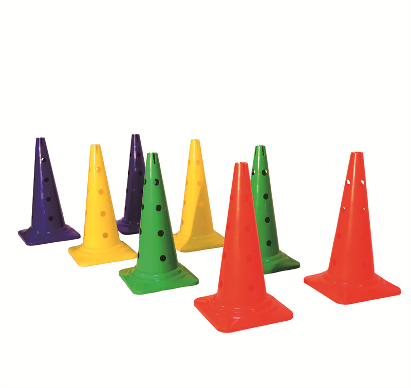Colorful PP Soccer Training Marking Cones For Speed And Agility In Soccer Football