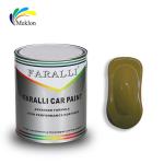 Mud Yellow 1K Car Paint Basecoat Mildew Resistant Acrylic Coating