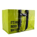 Anti Pull Polypropylene Woven Bags 160Gsm Green Biodegradable