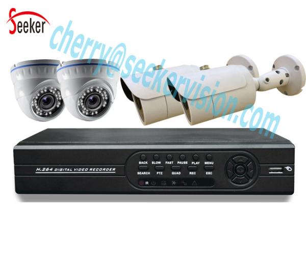 Factory price surveillance waterproof camera 1080N ahd cctv dvr kit 4ch outdoor