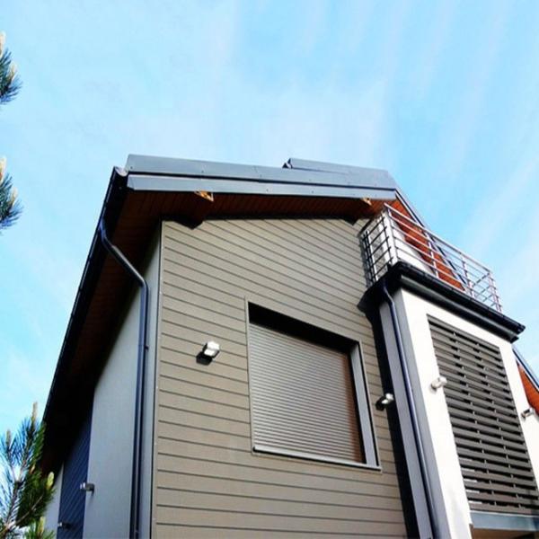 Customized Color WPC Extrusion Fluted Exterior Wall Panel for Modern Outdoor