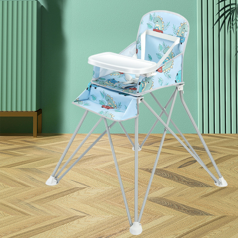 CPC Certificate Baby Dinner Chair Foldable Toddler Dining Chair For Home / Travel