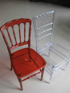 Quality Banquet chair clear resin napoleon chair wholesale