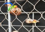 SS304 Zoo Wire Mesh Corrosion Resistance 4.0mm Stainless Steel Wire Rope Woven