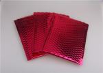 Rose Pink Metallic Mailing Envelopes , Colored Bubble Mailers For Transport