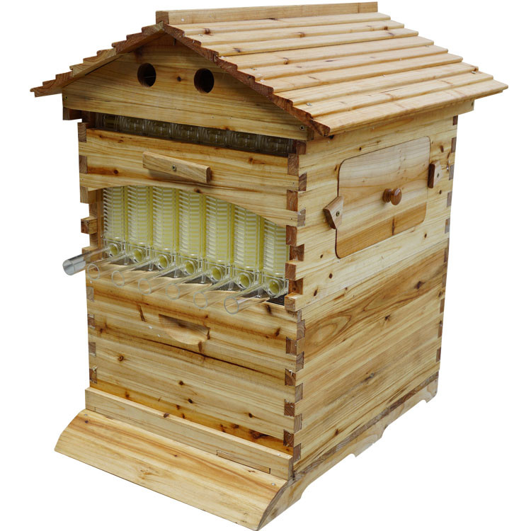 Bee Star Langstroth Flow Hive Beehive With 7 Plastic Frames Beehives And Frame For Beekeeping