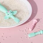 Silicone Baby Teether ，Food Grade Silicone Baby Toothbrush Infant Training