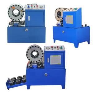 Quality 3KW / 4KW DX68 Hydraulic Hose Crimping Machine With 10 Sets Of Dies wholesale