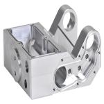 OEM Anodized CNC Machining Aluminum Parts Tolerance 0.05mm Silvery Color