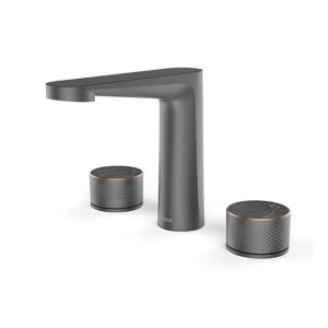 Quality 190mm Grey Basin Mixer Faucet Knob Control Bathroom Sink Faucets wholesale