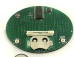Mini Scrolling oval flashing led name badge