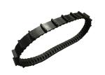 Black Color Robot Rubber Tracks Contracted Type Design 66 Link Small Size