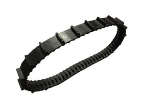 Quality Black Color Robot Rubber Tracks Contracted Type Design 66 Link Small Size wholesale