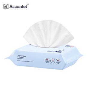 Quality Customized Logo Size Sheet Factory Oem Odm 75% Alcohol Disinfection Wipes With 50 Pcs wholesale