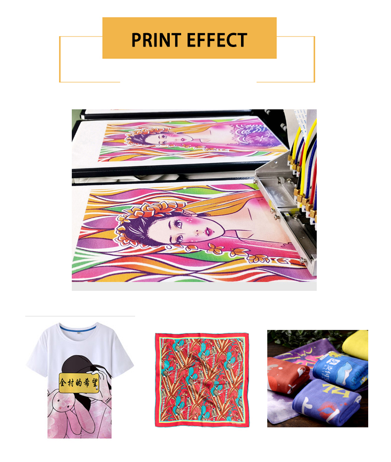 CMYK Textile Ink Textile DTG Ink For T - Shirt Cotton Printing 100ML