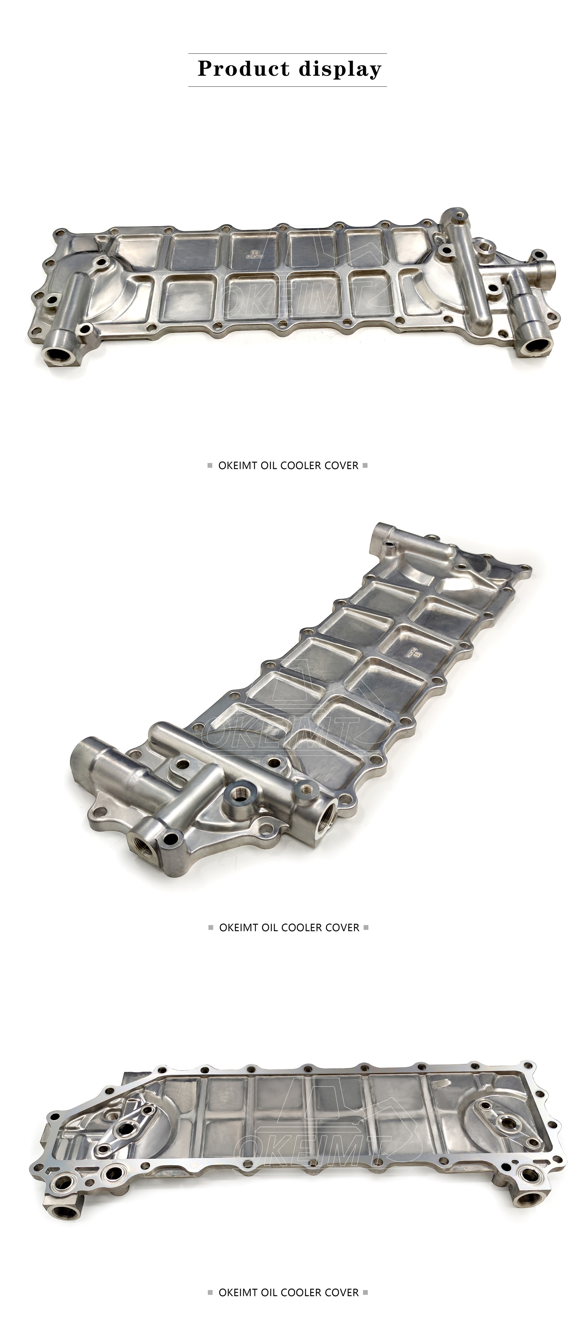 Factory Price Vehicles Equipment ME150441 Oil Cooler Cover For Mitsubishi 6D24 HD1430 Engine