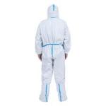 Lab Hazmat Isolation Disposable Medical Protective Coveralls With Hood