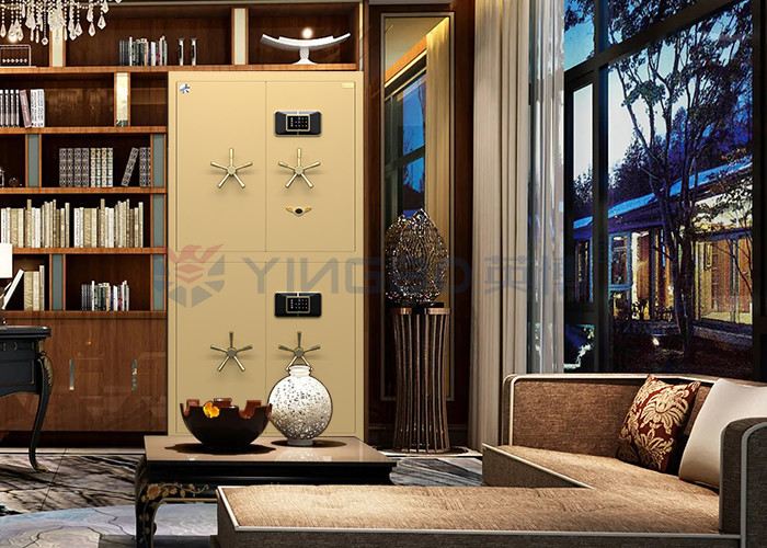 Fingerprint Lock Heavy Vault Safe Box Door For Security Four Doors