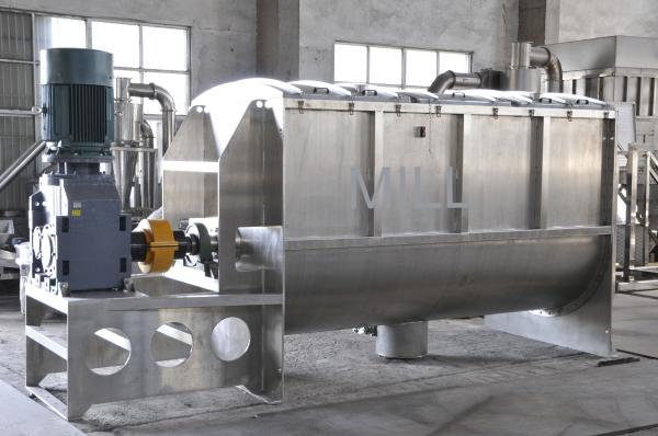 Dry Medicine Ribbon Blender Machine , Fully Automatic Powder Mixing Blender