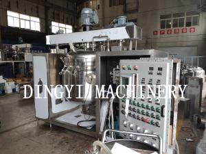 Quality Double Hydraulic Lift Industrial Homogenizer Equipment PLC Control System wholesale