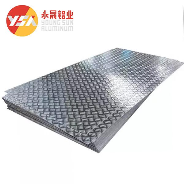 Cheap 1050 1060 Aluminum Checkered Plate Diamond Sheet Embossed 0.8mm for sale