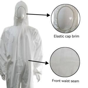 Quality En1149 Microporous Suit Waterproof Breathable Anti Spray Coveralls Customization wholesale