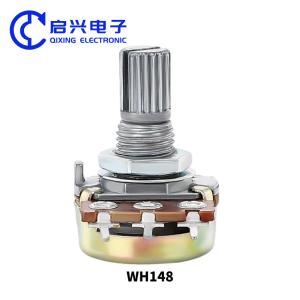 Quality Taper Right Angle Rotary Potentiometer WH148 Linear Potentiometer B500K wholesale