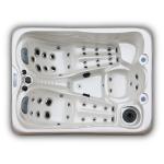 2 Launges Acrylic Hot Tub Whirlpool Massage Bathtub Outdoor Spas