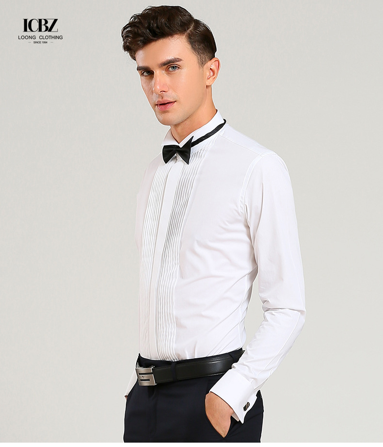 Men's Floral Print Blouse Long Sleeve Fashion Shirt with Single Breasted Closure