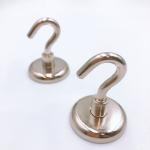 Heavy Duty Magnetic Hook N35 Neodymium Hook Magnet With Nickle Coating For