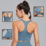 Big Cup Bra Plus Size Breathable Sports Bras 5XL Shock Absorber For Large