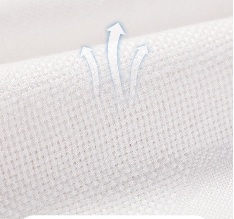 New Born 4 Layer Gauze Fabric For Infant Clothing Anti Static Lightweight
