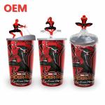 OEM Customized DC Straw Cup Cartoon Drink Cup Keychain Accessories Custom Figure