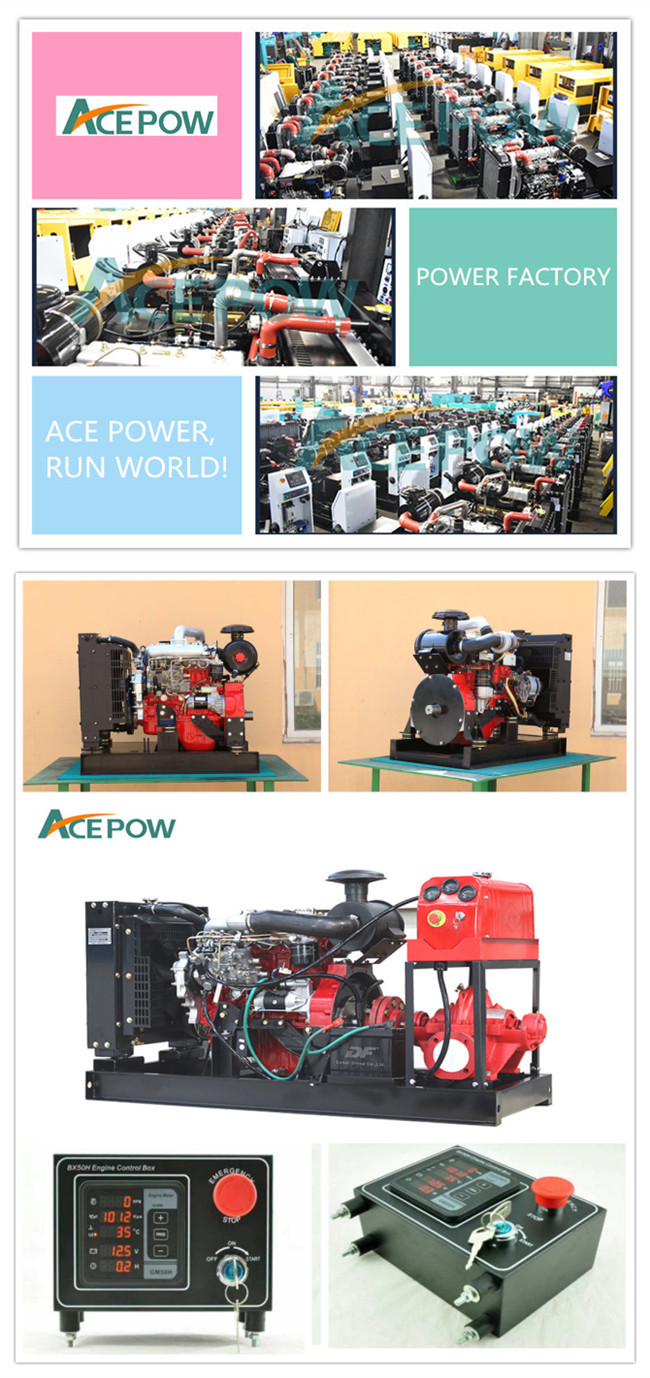 SASO 300KW 220V Generator Powered Water Pump , Diesel Generator Water Pump