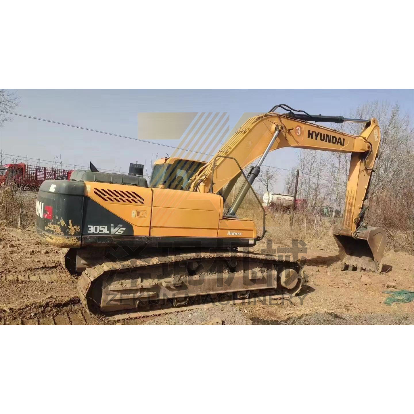 Hyundai 305 R305 R305-9T Excavator and 210 Diesel Engine 2021 for Immediate Delivery